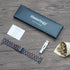 iiteeology Apple Watch Band - Natural Wooden Steel Link Bracelet for iWatch Ultra 2/Ultra/Series 1-10 42mm 41mm 40mm