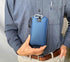 OneJoy Neoprene Phone Pouch, Lightweight Protective Cellphone Sleeve with Large Zipper Opening, Navy