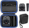 GETGEAR Case for Zoom Q2n-4K Handy Video Recorder - Organizer for Q2n-4k/H2n and Tripod (Black)