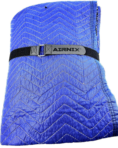 4X 40" x 1.5" Hook and Loop Nylon Cinch Straps - Reusable Cable Straps