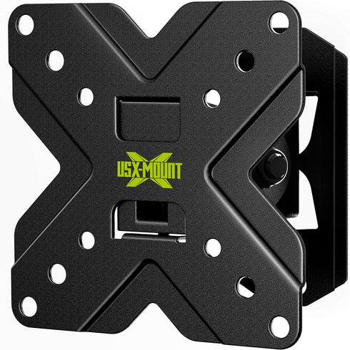 USX MOUNT TV Wall Mount Bracket - Adjustable Tilt Swivel for 10" to 26" LED LCD OLED TVs and Monitors, VESA Up to
