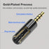 VENTION 2 Pack 2.5mm Male to 3.5mm Female Adapter, Premium Quality Audio Adapter Converter (Black)