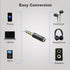 VENTION 2 Pack 2.5mm Male to 3.5mm Female Adapter, Premium Quality Audio Adapter Converter (Black)