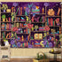 Atlastrip 8x6 Medieval Bookshelf Backdrop FT Bookcase Photography Background Bookshelf Library Backdrops Wall Hanging