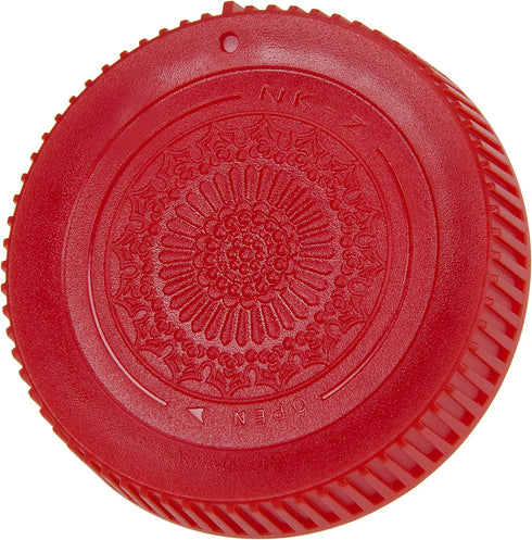 Fotodiox Designer Red Rear Lens Cap for Nikon Z Lenses, Compatible with Nikon Z-Mount Lenses