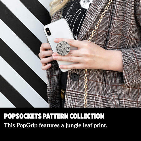 PopSockets Phone Grip with Expanding Kickstand, Mono Jungle for Phone