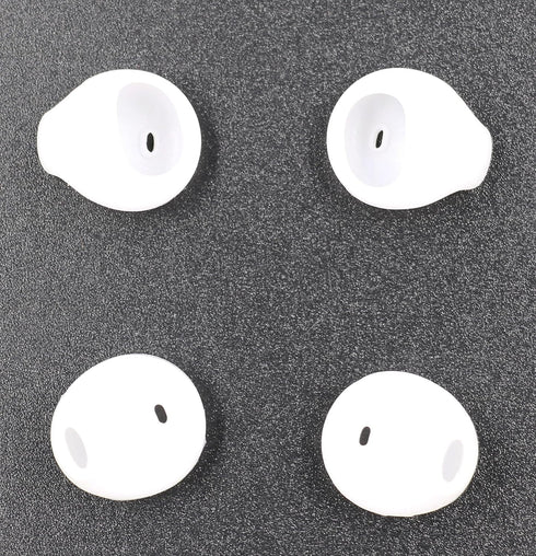 ALXCD Ear Gels Tips for Galaxy Ear Buds, 2 Pair Soft Comfortable White Silicone Replacement Ear Tips for Samsung Galaxy Earphone S6edge/ S7/ S7edge G930F G935F EG920 Level U Bluetooth Earphone