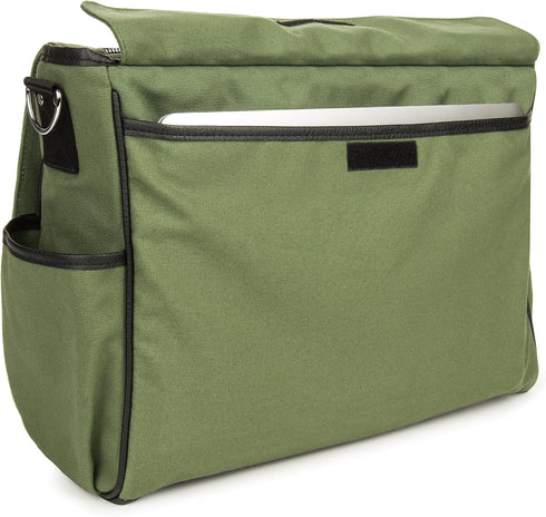 Lencca Waterproof Shoulder Messenger Camera Bag with Laptop Compartment for DSLR, Mirrorless Cameras