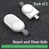 Wireless Charger for Apple Watch (2 Pack), USB Portable Magnetic Fast Charging Travel Car Chargers for iWatch