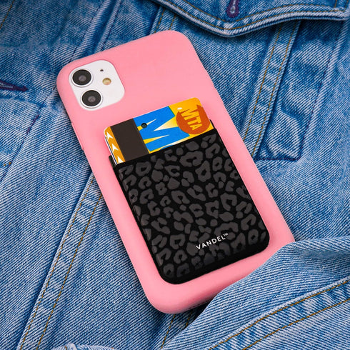 VANDEL Pocket Stick-On Fabric Phone Wallet for Women, Cute Credit Card Holder for Phone